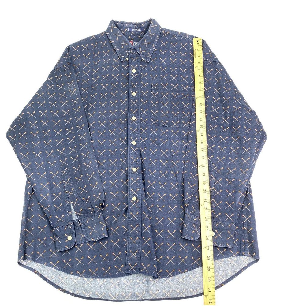 Vintage Chaps Ralph Lauren Mens Button Down - Picture 4 of 5